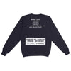BRAVE BEAVER - NAVY CREWNECK
