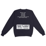BRAVE BEAVER - NAVY CREWNECK