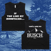 MY MOUNTAINS - BLACK CROP TANK