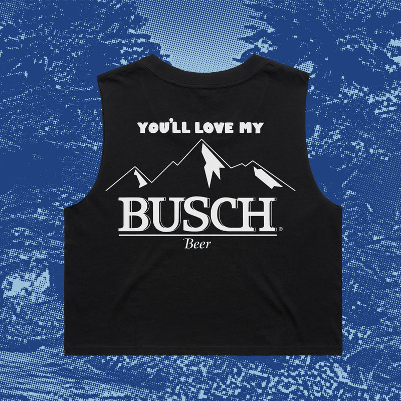 MY MOUNTAINS - BLACK CROP TANK