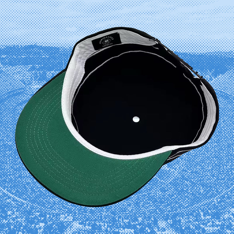 CHAVEZ RAVINE - BLACK EMBROIDERED PILLBOX HAT – Das Bootleg