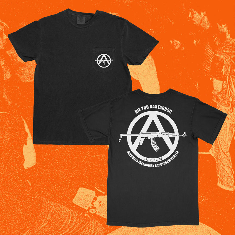 DETESTATION - BLACK POCKET TEE