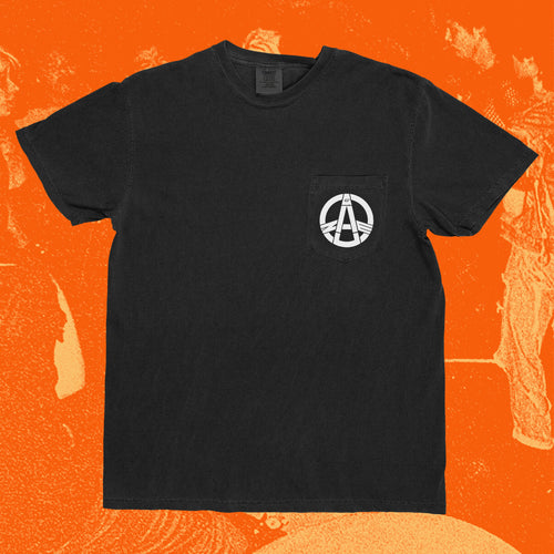 EQUALIZING DISTORT - BLACK POCKET TEE