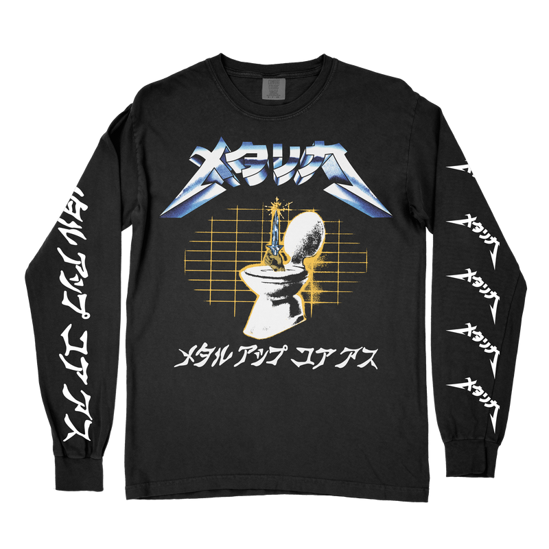 DEATH GREETS ME WARM - BLACK LONGSLEEVE
