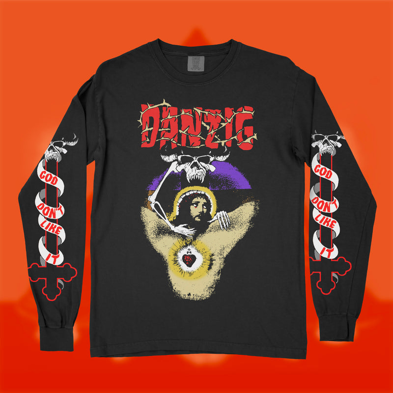 GOD DONT LIKE IT - BLACK LONGSLEEVE