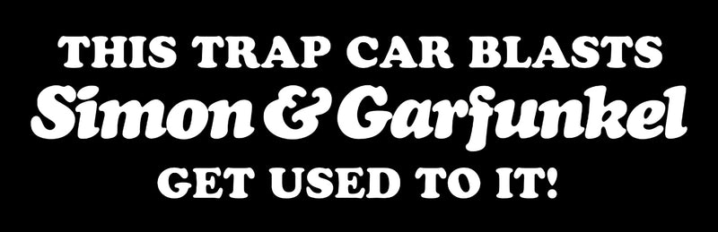 I AM A ROCK - BUMPERSTICKER
