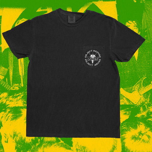 OBJECT REFUSE REJECT ABUSE - BLACK POCKET TEE