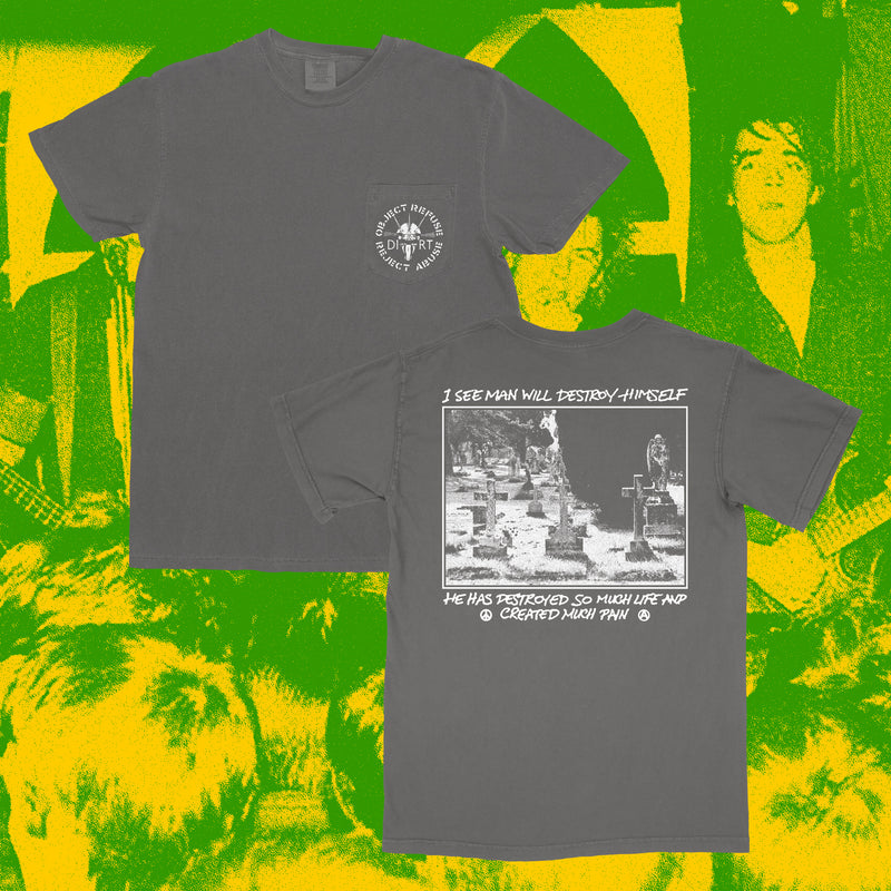 OBJECT REFUSE REJECT ABUSE - PEPPER POCKET TEE