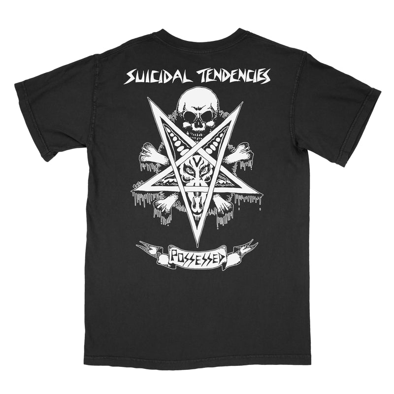 POSSESSED TO SKATE - BLACK POCKET TEE