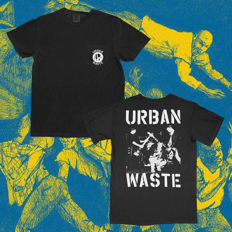 PUBLIC OPINION - BLACK POCKET TEE