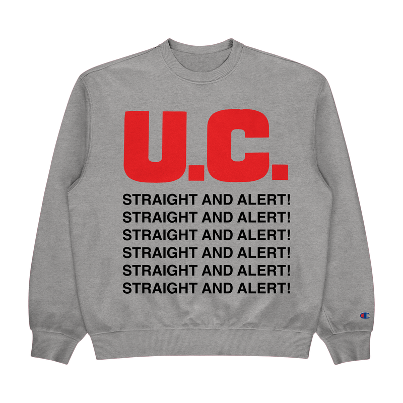 STRAIGHT AND ALERT - CREWNECK