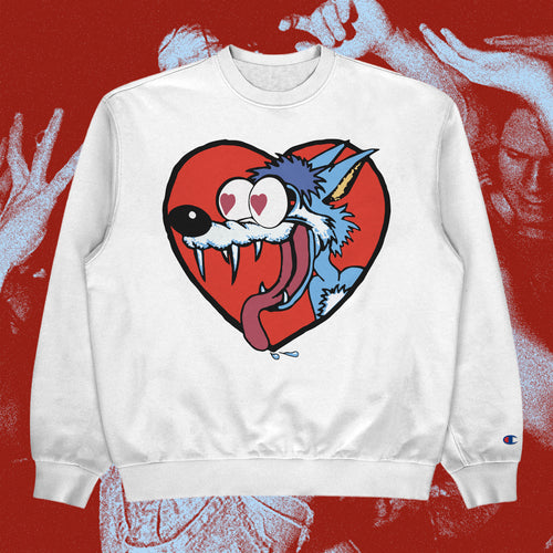 YOU IDIOT - WHITE CREWNECK