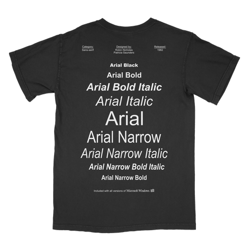 ARIAL - BLACK