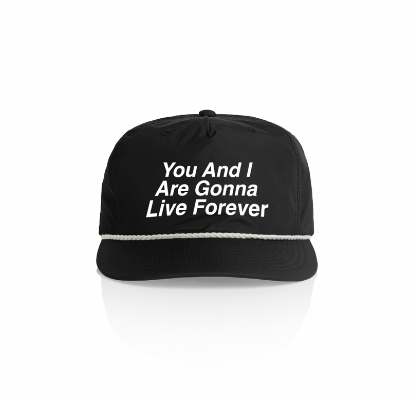 MORNING RAIN - EMBROIDERED ROPE HAT