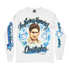 RIP CHRISTOPHER - WHITE LONGSLEEVE