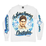 RIP CHRISTOPHER - WHITE LONGSLEEVE